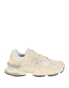 New Balance 9060 Woman Sneakers Blush Size 4.5 Leather, Textile Fibers In White