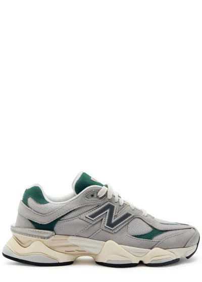 New Balance 9060 Panelled Mesh Sneakers In Light Blue