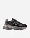New Balance 9060 Leather And Suede-trimmed Mesh Sneakers In Black