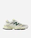 New Balance 9060 Sneaker In Sea Salt/marsh Green/calcium, Women's At Urban Outfitters In White