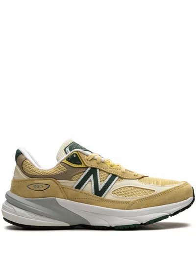 New Balance 990 "pale Yellow/forest Green" Sneakers