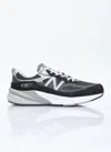 New Balance Mesh Upper Sneakers Contrast Midsole In Black