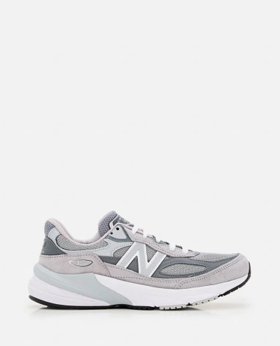 New Balance 990gl6 Leather Sneakers In Grey
