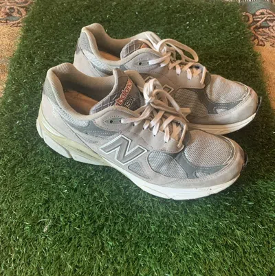 Pre-owned New Balance 990v3 Gray Castlerock Size 10.5 Shoes