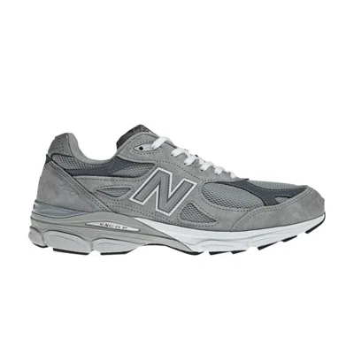 Pre-owned New Balance 990v3 Made In Usa 4e Wide'grey White'