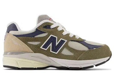 Pre-owned New Balance 990v3 Sneakers In Dark Camo/incense