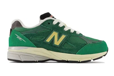 Pre-owned New Balance 990v3 Varsity Green Gold (ps) In Varsity Green/team Forest Green