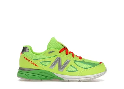 Pre-owned New Balance 990v4 Dtlr Festive Sneakers In Green/red In Multi