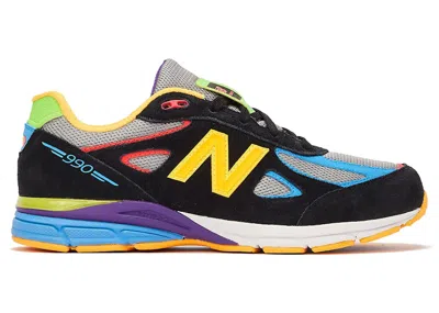Pre-owned New Balance 990v4 Dtlr Wild Style 2.0 Sneakers In Black/grey