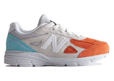 Pre-owned New Balance 990v4 Kith Cyclades Sneakers In Rust/parchment