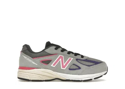 Pre-owned New Balance 990v4 Kith United Arrows & Sons Sneakers In Smoked Pearl/grey/pink In Multi