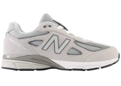 Pre-owned New Balance 990v4 Kool Grey Sneakers In Kool Gray/silver Filigree