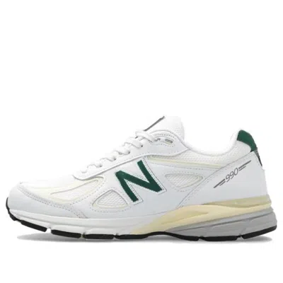 NEW BALANCE NEW BALANCE 990V4 MADE IN USA TEDDY SANTIS 'WHITE GREEN'