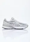 New Balance Gray Made In Usa 990v4 Core Sneakers In Grey