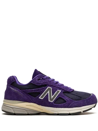 New Balance Mius 990v4 Sneaker In Purple/grey