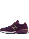 New Balance 990v4 Suede Trainers In Purple