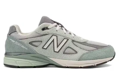 Pre-owned New Balance 990v4 The Whitaker Group Willful Bias Sneakers In Jade Green/cream/black
