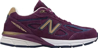 Pre-owned New Balance 990v4 (women's) Sneakers In Claret/pigment