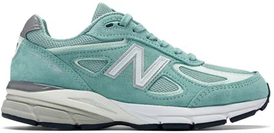 Pre-owned New Balance 990v4 (women's) Sneakers In Mineral Sage/seafoam
