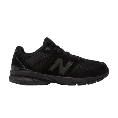 Pre-owned New Balance 990v5 Big Kid 'triple Black' | Kid's Size 5.5
