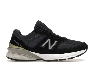 Pre-owned New Balance 990v5 (women's) Sneakers In Navy Blue/silver In Multi