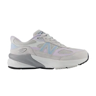 Pre-owned New Balance 990v6 Big Kid 'grey Matter Bright Lavender' | Kid's Size 5.5