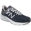 New Balance 990v6 Core Running Shoe In Navy/navy
