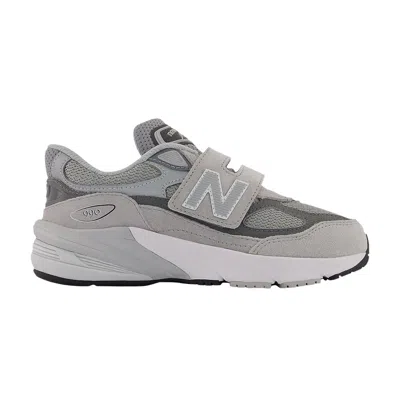 Pre-owned New Balance 990v6 Hook & Loop Little Kid 'castlerock' | Grey | Kid's Size 11.5 In Gray