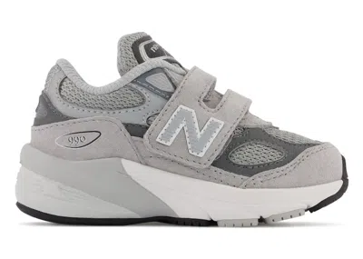 Pre-owned New Balance 990v6 Hook And Loop Sneakers In Grey/silver
