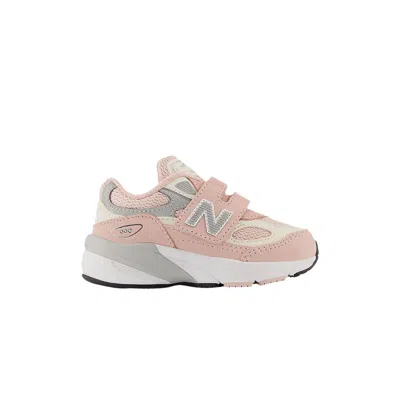 Pre-owned New Balance 990v6 Hook & Loop Toddler Wide 'pink Haze' | Infant Size 5