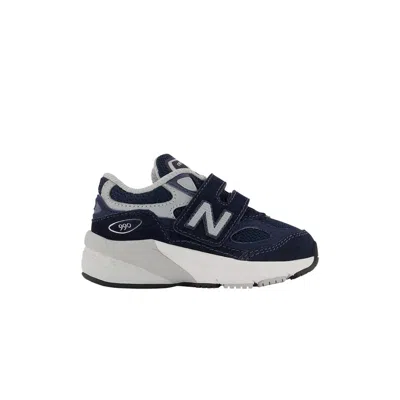 Pre-owned New Balance 990v6 Hook & Loop Toddler X-wide 'navy' | Blue | Infant Size 5