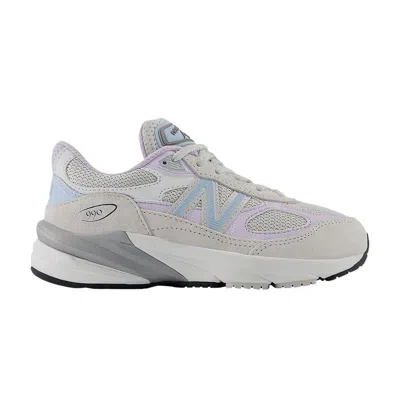 Pre-owned New Balance 990v6 Little Kid 'grey Matter Bright Lavender' | Kid's Size 3