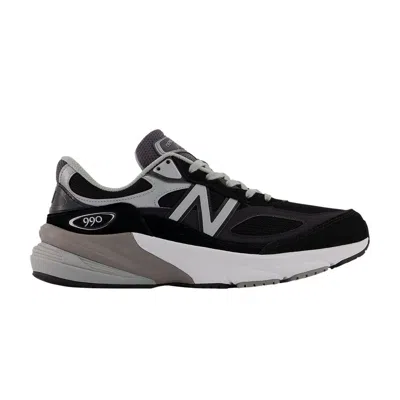 Pre-owned New Balance 990v6 Made In Usa 4e Wide 'black Silver'
