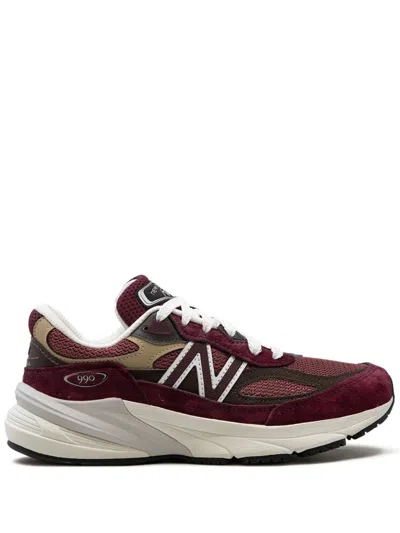 New Balance Mius 990v6 Sneaker In Burgundy