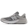 New Balance Grey Low Top Sneakers With Logo Detail In Suede And Tech Fabric Man