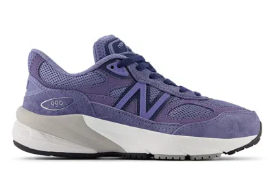 Pre-owned New Balance 990v6 Navy Sneakers In Purple/nb Navy Blue In Multi