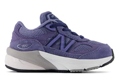 Pre-owned New Balance 990v6 Navy Sneakers In Purple/nb Navy Blue In Multi
