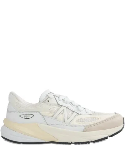 New Balance Mesh Panel Running Sneakers In Gray