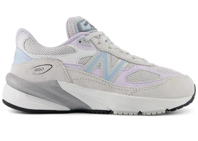 Pre-owned New Balance 990v6 Sneakers In Grey Matter/bright Lavender