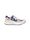 New Balance 990v6 Sneakers In Suede And Multicolor Mesh