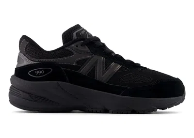 Pre-owned New Balance 990v6 Sneakers Inmetallic In Black/black Metallic