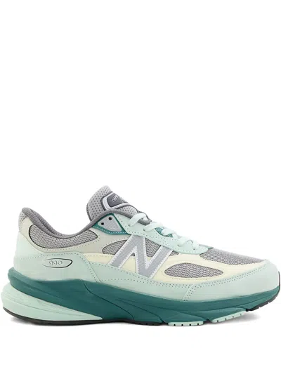 New Balance 990v6 Panelled Sneakers In Green