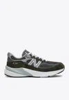 New Balance Low Made In Usa 990v6 Olive Green Trainer In Multi