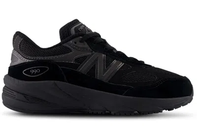 Pre-owned New Balance 990v6 Triple Sneakers Inmetallic In Black/black Metallic