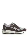 New Balance Suede And Mesh Panel Sneakers