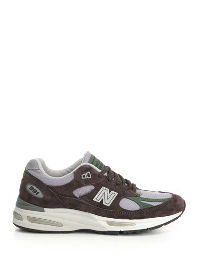 NEW BALANCE 991 BROWN SNEAKERS BROWN
