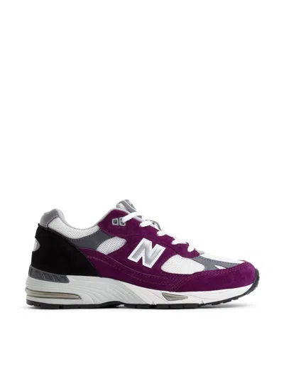 New Balance 991 'grape Juice' Made In Uk Sneakers In Multi