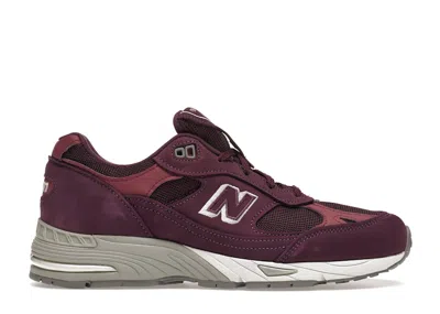 Pre-owned New Balance 991 Kith (women's) Sneakers In Purple