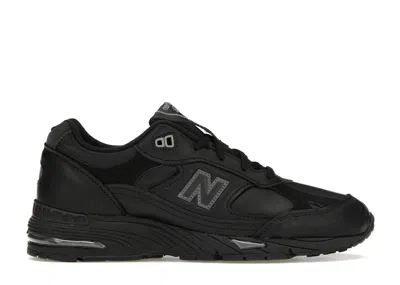 Pre-owned New Balance 991 Leather (women's) Sneakers In Black/grey