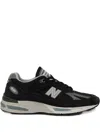 New Balance 991 Logo Trainers In Black